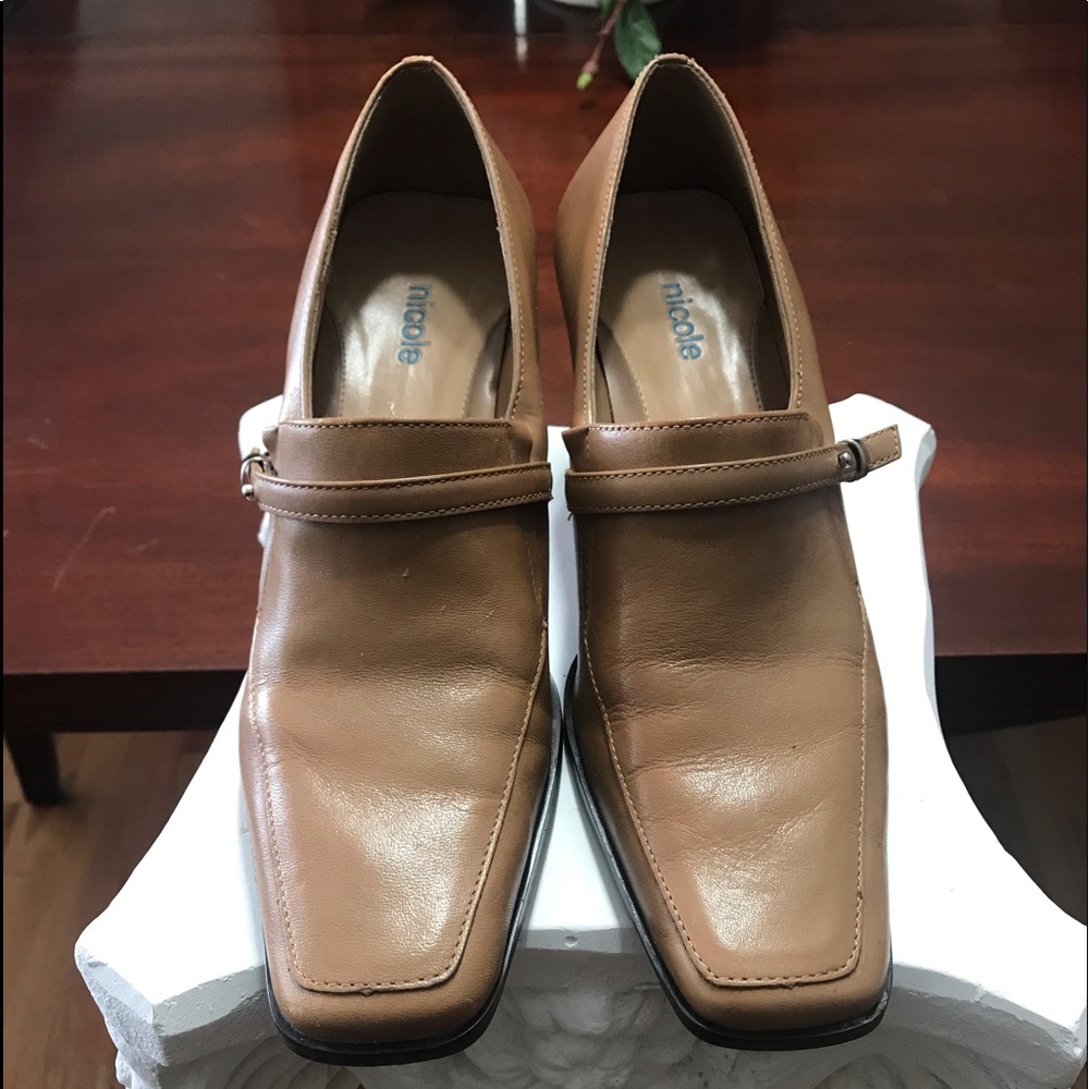 Tan Leather Casual Shoes